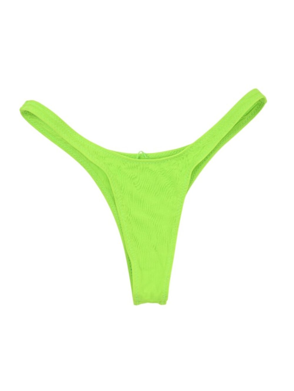 Gonza Thong Bikini Bottoms in Neon Green